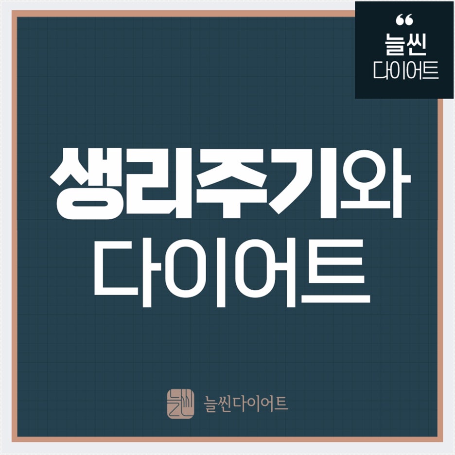 생리주기와 다이어트