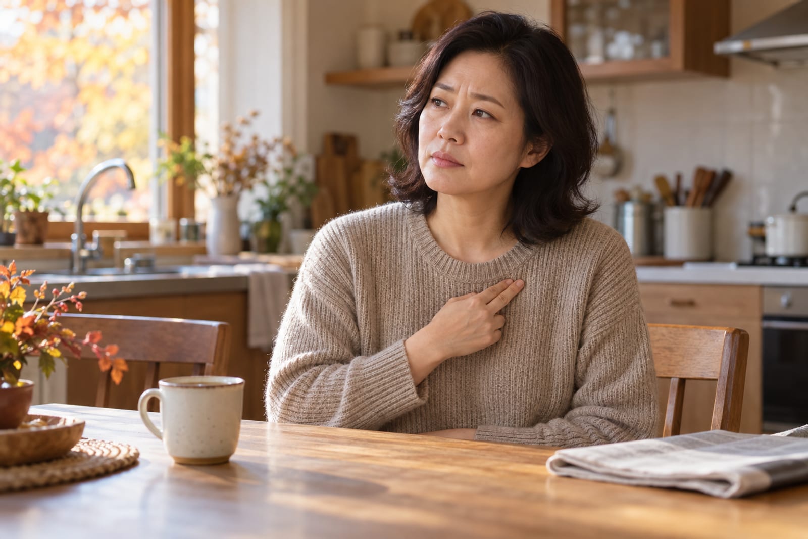 앞가슴을 누르면 아프고 숨 쉴 때 찌릿하다면 — 늑연골염(가슴벽 통증), 심장·역류성 식도염·늑간신경통·대상포진과 이렇게 갈립니다