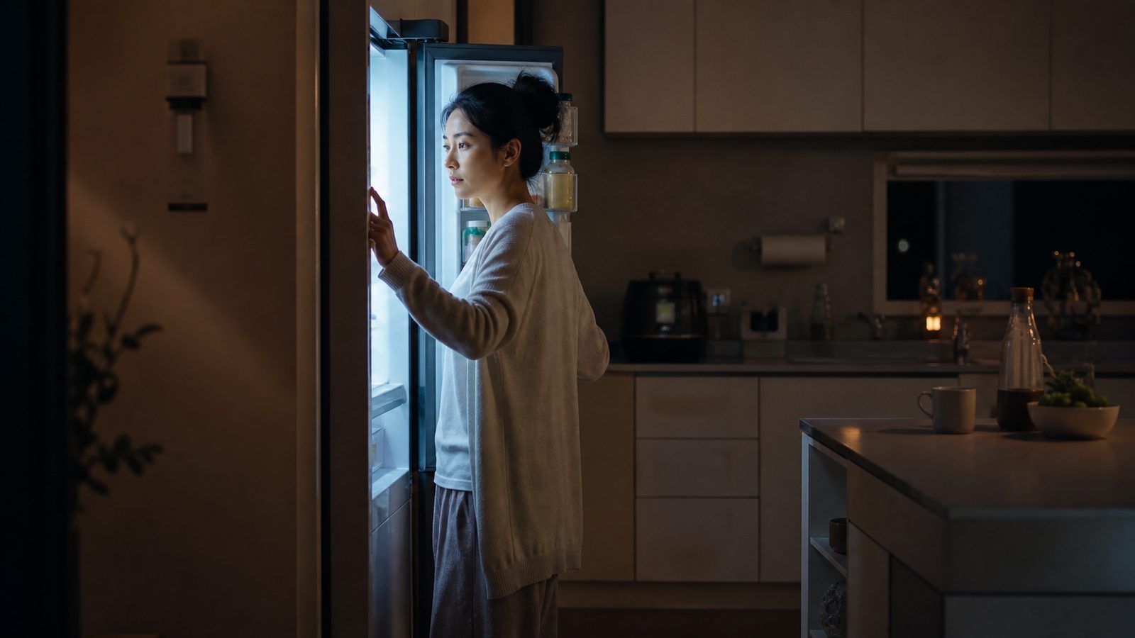 낮에는 잘 참았는데 밤만 되면 무너진다면 — 야식이 반복되는 진짜 이유