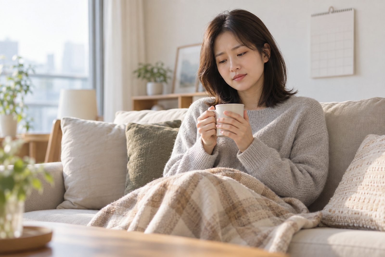 생리 2주 전쯤 아랫배 한쪽이 콕콕 찌른다면 — 배란통, 생리통·자궁내막증·난소 낭종·맹장염과 이렇게 갈립니다