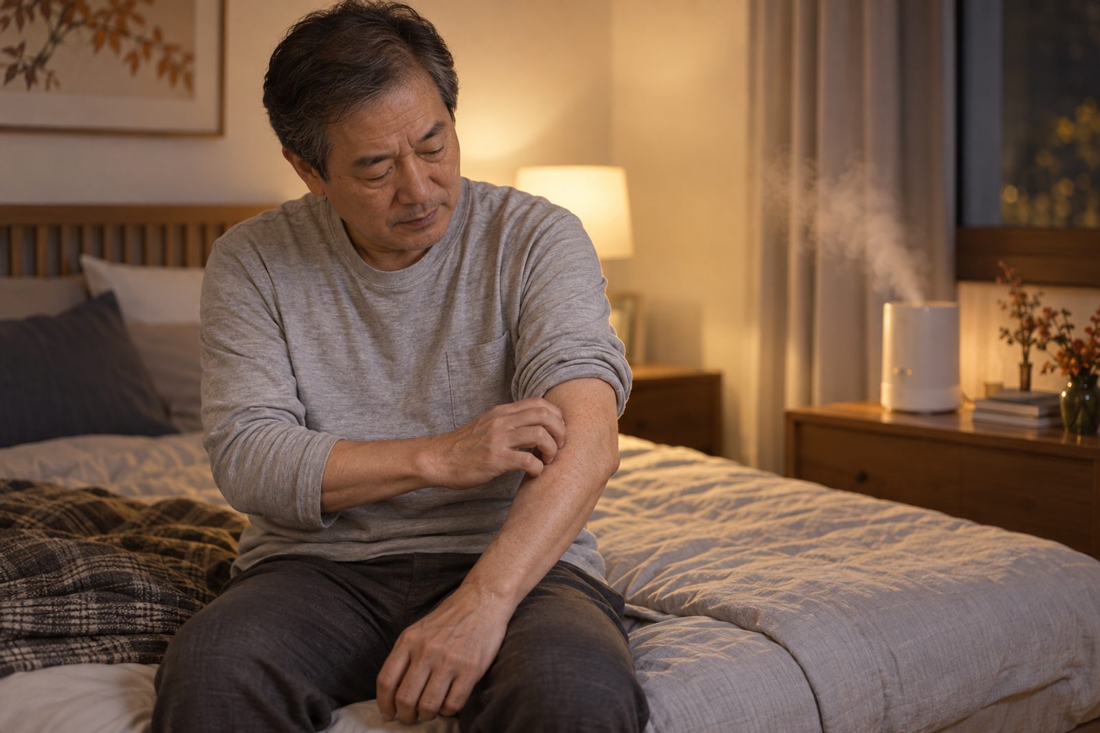 찬바람이 불면 온몸이 가렵다면 — 피부 가려움증, 건조 가려움·건성 습진·두드러기·접촉 피부염·몸속 원인 이렇게 갈립니다